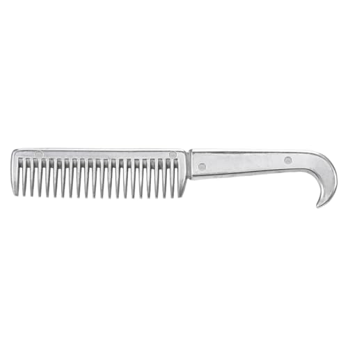 Brrnoo Pferdeschwanzkamm, aus Aluminiumlegierung Gefertigt, Verdickte Zähne, Ergonomisches Design, Leicht zu Halten, Perfekter Knotenentferner, Kleine Größe für Einfache Passform, (6,5 Brrnoo Pferdeschwanzkamm, aus Aluminiumlegierung Gefertigt, Verdickte Zähne, Ergonomisches Design, Leicht zu Halten, Perfekter Knotenentferner, Kleine Größe für Einfache Passform, (6,5 von Brrnoo