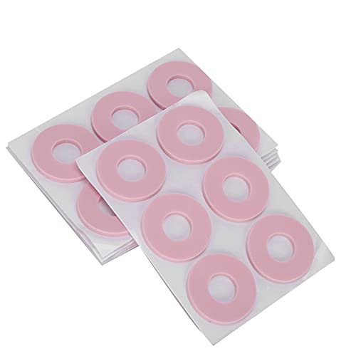 Hühneraugen Kissen Pads, Kissen Schaum Pads Hühneraugen Aufkleber für Füße Zehen Schwielen und Hühneraugen Schwielen, Weicher, Elastischer, Atmungsaktiver Fußschutz(Round pink L) von Brrnoo