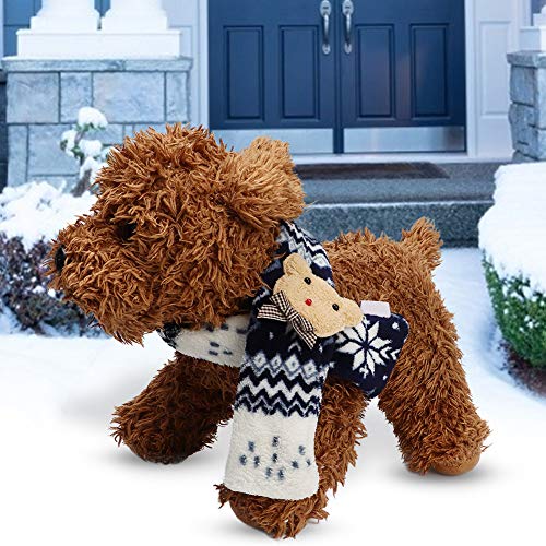 Hundeschal, Winter Katze Hals Wärmer Katze Schal Hund Weihnachtsschal Plüsch Weich War Warmes Haustier Katzenhals Nackenschal für Kleine Mittelgroßen Großen Haustieren Hunde Accessoire (M) von Brrnoo