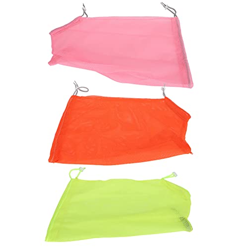 Katzenbadetasche, Atmungsaktive Katze Pflege Waschmaschinen -Beutel Hundehänger für Nagelkatze Katze Pflegebeutel Bade Polyester Weicher Waschbeut (Orange + Gelb + Pink) von Brrnoo