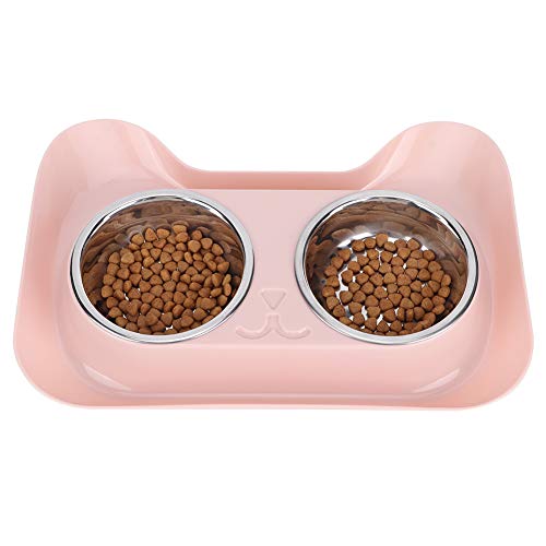Katzenfutter und Wasserschüssel Set, Doppelhunde Katzenschalen Katzenfutter Schüssel Welpe Schalen Edelstahl Wasser Futterbecken Fütterungsversorgung Futtermittelfutter für Kleine Katzen Hunde, Katzenfutter und Wasserschüssel Set, Doppelhunde Katzenschalen Katzenfutter Schüssel Welpe Schalen Edelstahl Wasser Futterbecken Fütterungsversorgung Futtermittelfutter für Kleine Katzen Hunde, von Brrnoo