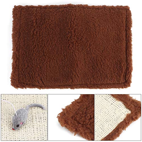 Katzenkratzmatte, Horizontaler Katzenboden Kratzpolster Rug Sisal Cat Scratch Cat Pad Kratzer Spielzeug für Innenkatzen Mahlen Klauen Nägel, 18.50 X 122.20 X 1,18 Zoll (Brown) von Brrnoo
