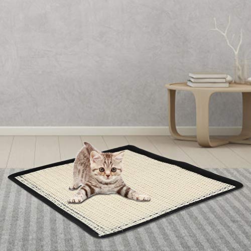 Kratzmatte für Katzen, Schützt Möbel, Sisal, Haustiermatte, Klettern, Spielzeug. Claws Kratzbaummatte, für Tisch- und Stuhlfüße Kratzmatte für Katzen, Schützt Möbel, Sisal, Haustiermatte, Klettern, Spielzeug. Claws Kratzbaummatte, für Tisch- und Stuhlfüße von Brrnoo