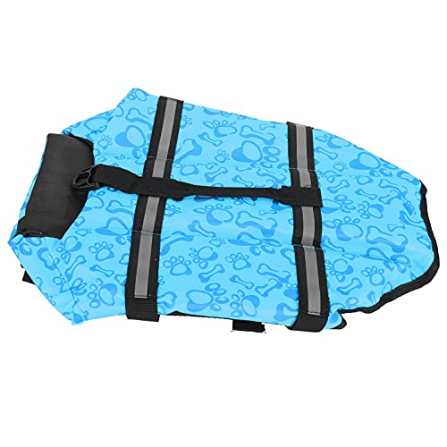Verstellbare Schwimmweste für Tierschutz, Hundeschwimmanzug, Reflektierende Schwimmkleidung Zum Schwimmen, mit Maschenstoff, Leicht zu Trocknen, Sichtbarkeit und Schneller (XS) von Brrnoo