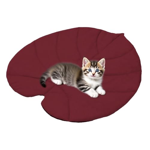 Bsbkoj Wasserdichte Matte für Tiere | Kühlmatte für Hunde in Blattform – doppelseitige Isolierung für Haus, Balkon, Reisen, Schlafzimmer, Wohnzimmer, Außenbereich von Bsbkoj