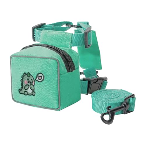 Dog Backpack Harness, Pet Travel Harness, 18.11x17.32x49.61 Inches, Adjustable Cute Colorful, Dog Hiking Gear, Lets Them Carry Small Items Makes Them a Great Trips Companion Dog Backpack Harness, Pet Travel Harness, 18.11x17.32x49.61 Inches, Adjustable Cute Colorful, Dog Hiking Gear, Lets Them Carry Small Items Makes Them a Great Trips Companion von Bsbkoj
