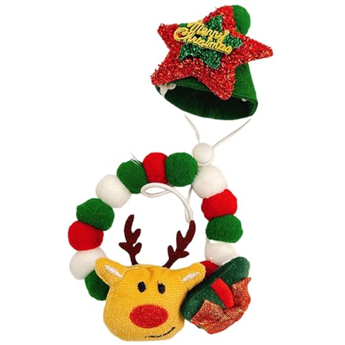 Elastic Plush Ball Cat Collar, Cat Collar with Hat, Elk Scarf Hat Collar, Beaded Puppy Costume Collar, Dog Costume Collar, Ball Pet Collar, Puppy Costume Collar for Dog, Puppy, Pets, Rabbit Elastic Plush Ball Cat Collar, Cat Collar with Hat, Elk Scarf Hat Collar, Beaded Puppy Costume Collar, Dog Costume Collar, Ball Pet Collar, Puppy Costume Collar for Dog, Puppy, Pets, Rabbit von Bsbkoj