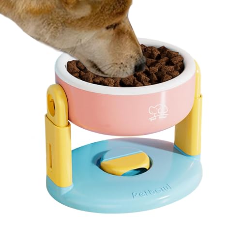 Elevated Cat Food Bowl, Raised Tilted Pet Feeder, Anti Vomiting Design with Suction Cup Base, Adjustable Height & Non-Slip Stand, 7.48 x 6.3 x 5.71 inches, Ideal for Kittens & Puppies Elevated Cat Food Bowl, Raised Tilted Pet Feeder, Anti Vomiting Design with Suction Cup Base, Adjustable Height & Non-Slip Stand, 7.48 x 6.3 x 5.71 inches, Ideal for Kittens & Puppies von Bsbkoj