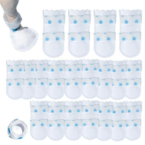 Hundeboots, rutschfeste Fußabdeckungen, kratzfeste Hundepaw-Paw-Protektoren, atmungsaktive Booties für Laufen, Walking, Hiking, (4 Pack Black), für kleine & mittelgroße Hunde von Bsbkoj