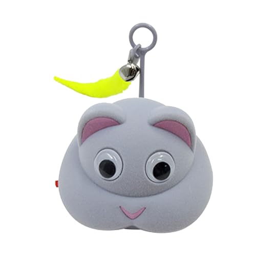 Interactive Toys on Cats, Electric Moving Mice Enrichment Toy, Rechargeable Motion Pet Accessory, Chewing Exercise Game for Kitten Puppy Boredom and Indoor Play Interactive Toys on Cats, Electric Moving Mice Enrichment Toy, Rechargeable Motion Pet Accessory, Chewing Exercise Game for Kitten Puppy Boredom and Indoor Play von Bsbkoj