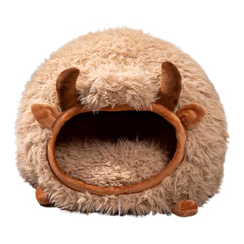 Katzenbett, Yak Shaped Pet Bed, Warm Cat Caves, Waschbares Katzenhaus, halbgeschlossenes Katzenbett, Indoor Pet Tent, Dog Tent Bed, Small Medium Pet Bed, Cozy Cat Hideaway, Comfortable Dog Bed, Katzenbett, Yak Shaped Pet Bed, Warm Cat Caves, Waschbares Katzenhaus, halbgeschlossenes Katzenbett, Indoor Pet Tent, Dog Tent Bed, Small Medium Pet Bed, Cozy Cat Hideaway, Comfortable Dog Bed, von Bsbkoj