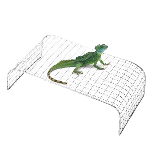 Lizard Hammock, Stainless Steel Mesh Climbing Hammock, 11.8x6.3x3.9 Inches Reptile Aquarium Accessories, Cooling Bed for Bearded Dragon, Snake, Turtle and Hermit Crab Lizard Hammock, Stainless Steel Mesh Climbing Hammock, 11.8x6.3x3.9 Inches Reptile Aquarium Accessories, Cooling Bed for Bearded Dragon, Snake, Turtle and Hermit Crab von Bsbkoj