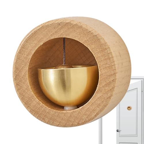 Magnetic Doorbell, Wooden Bells Door Opening, 1.97 inches Adorable Decorative Doorbells, Compact Rustic Home Decor Door Chime, Pleasant Sound Bell for House Cafe Room Studio Magnetic Doorbell, Wooden Bells Door Opening, 1.97 inches Adorable Decorative Doorbells, Compact Rustic Home Decor Door Chime, Pleasant Sound Bell for House Cafe Room Studio von Bsbkoj