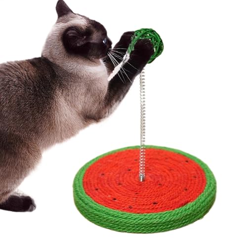 Sisal Cat Toy, Cute Kitten Scratching Board, Spring Ball, Furniture Protection, Prevents Damage to Wall, Couch, Carpets, Sofas, 6.89x8.66 inches, for Indoor Cats, Playtime Sisal Cat Toy, Cute Kitten Scratching Board, Spring Ball, Furniture Protection, Prevents Damage to Wall, Couch, Carpets, Sofas, 6.89x8.66 inches, for Indoor Cats, Playtime von Bsbkoj