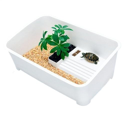 Turtle Tank Kit, Aquatic Turtle Habitat with 5 Multi Functional Areas, Basking Platforms for Small Turtles, Tortoise Tank for Reptiles, Crabs, Amphibians, 4.92 Inches Turtle Tank Kit, Aquatic Turtle Habitat with 5 Multi Functional Areas, Basking Platforms for Small Turtles, Tortoise Tank for Reptiles, Crabs, Amphibians, 4.92 Inches von Bsbkoj