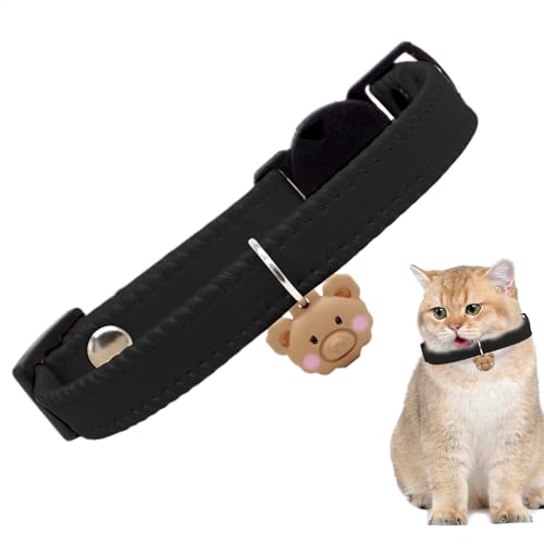 Verstellbares Welpenhalsband, niedlicher Bären-Anhänger, verstellbares Haustier-Halsband, Schnellverschluss-Hundehalsband, Kunstleder-Hundehalsband, Sicherheitsschnalle, Hundehalsband, Verstellbares Welpenhalsband, niedlicher Bären-Anhänger, verstellbares Haustier-Halsband, Schnellverschluss-Hundehalsband, Kunstleder-Hundehalsband, Sicherheitsschnalle, Hundehalsband, von Bsbkoj