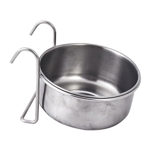 Vogelfeder, für Käfig, Lebensmittelschüsseln, Edelstahl, breite Mouth Spill-Proof Feeder, sichere Wasserspender für Cockatiel, Parakeets, kleine Vögel, Haus, Reise, Wohnungszubehör Vogelfeder, für Käfig, Lebensmittelschüsseln, Edelstahl, breite Mouth Spill-Proof Feeder, sichere Wasserspender für Cockatiel, Parakeets, kleine Vögel, Haus, Reise, Wohnungszubehör von Bsbkoj