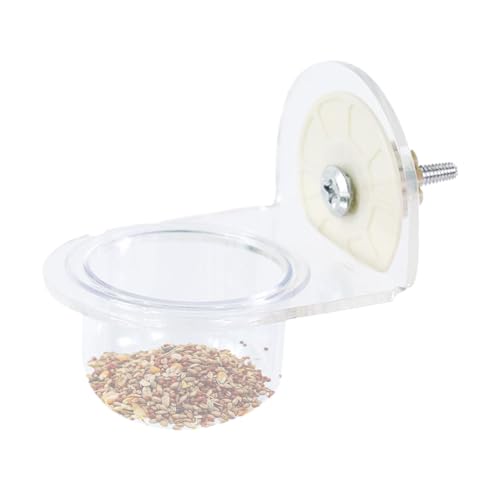 Vogelschalen für Käfig, abnehmbare transparente Becher und Behälter, Futterspender, einfache Reinigung, ideal für Wasser und Futter, Kanarienvögel, Nymphensittiche, Finken und andere kleine Haustiere Vogelschalen für Käfig, abnehmbare transparente Becher und Behälter, Futterspender, einfache Reinigung, ideal für Wasser und Futter, Kanarienvögel, Nymphensittiche, Finken und andere kleine Haustiere von Bsbkoj