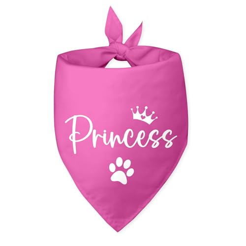Prinzessinnen-Hundehalstücher für Mädchen, rosa Hundehalstuch, Welpen-Halstücher für Mädchen, lustiges Hunde-Bandana, Foto-Requisite, Haustier-Schal, Zubehör für Haustier-Hundeliebhaber, Geschenke Prinzessinnen-Hundehalstücher für Mädchen, rosa Hundehalstuch, Welpen-Halstücher für Mädchen, lustiges Hunde-Bandana, Foto-Requisite, Haustier-Schal, Zubehör für Haustier-Hundeliebhaber, Geschenke von Bsicuvaek