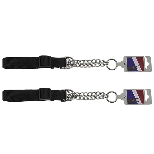Bsowte 2 x verstellbares Hundehalsband, schwarz von Bsowte