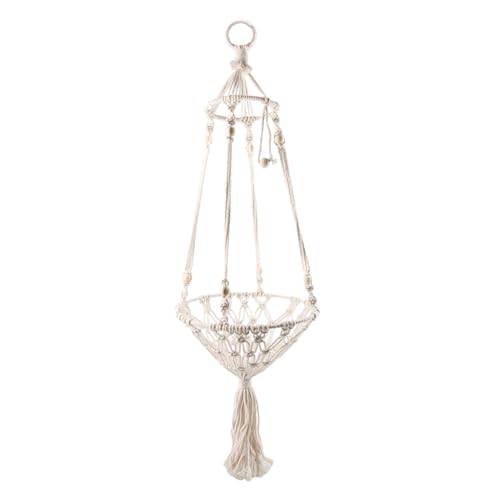 Btgghytr Katzenquasten Hängematte Häkeln Balkon Hängende Schlafbett Katze Ruhebett Kleine Haustier Schaukel Bett für Indoor Pet Supplies von Btgghytr