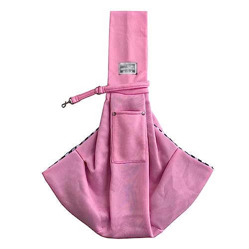 BtpOuy Tragbare Katze Welpen Tasche Kätzchen Hund Katzen Umhängetasche Haustier Hund Tragetasche Single Comfort Sling Handtasche Tote Pouch für Katzen Welpen Outdoor Reisen Wandern für Welpen Mittlere Katzen von BtpOuy