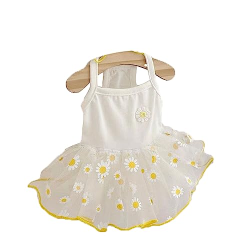 Sommer Kleidung für Haustiere Haustier Erdbeere Daisy Gedruckt Gaze Rock Sommer Hosenträger Rock Komfort und Cool Hund Katze Outfit für Pet Party Hochzeit Outdoor für kleine mittelgroße Hunde Katzen von BtpOuy