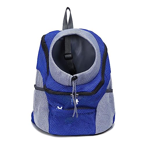 Tragbare Katze Welpe Tasche Atmungsaktiv Mesh Katze Doppel Schulter Tragetasche Tragbarer Rucksack Hundetrage Kordelzug Design Reiserucksack für Kleine Hunde Hund für Welpen Mittlere Katzen von BtpOuy
