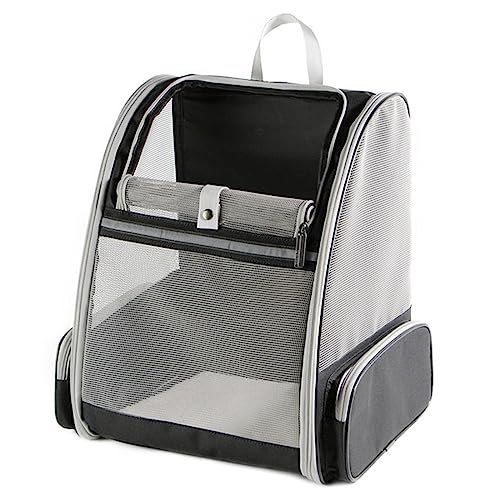 Tragbare Katze Welpe Tasche Faltbar Haustier Katze Carrier Rucksack Katze Hund Umhängetasche mit Seitentaschen Atmungsaktiv Mesh Reise Safe Bag Carrier für Kleine Hunde Hund für Welpen Mittlere Katzen von BtpOuy