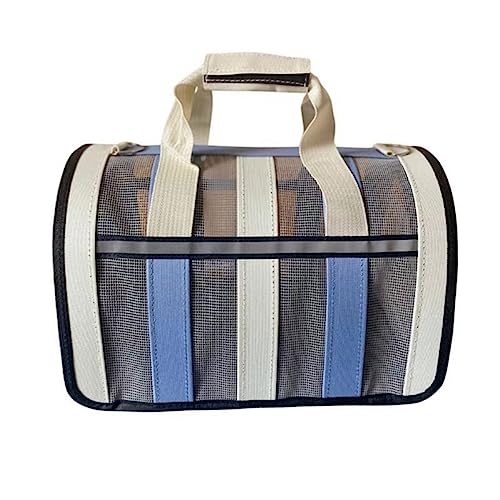 Tragbare Katze Welpe Tasche Haustier Reise Tragetasche Kleine Hund Katze Gestreiftes Muster Reisetasche Atmungsaktiv Panorama Faltbarer Stoff Haustier Tragetasche für Kleine Katze Hund für Welpen Mittlere Katzen Tragbare Katze Welpe Tasche Haustier Reise Tragetasche Kleine Hund Katze Gestreiftes Muster Reisetasche Atmungsaktiv Panorama Faltbarer Stoff Haustier Tragetasche für Kleine Katze Hund für Welpen Mittlere Katzen von BtpOuy