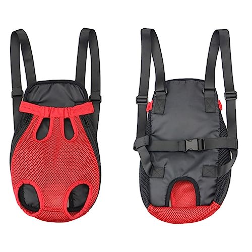 Tragbare Katze Welpe Tasche Haustier Sling Carrier Haustier Hund Sling Carrier mit Vordertasche Telefontasche Sicherheitsschnalle Vorderrucksack für Haustier Outdoor Reise Tragetasche für Welpen Mittlere Katzen von BtpOuy