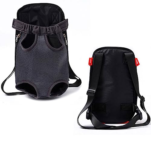 Tragbare Katze Welpe Tasche Haustier Sling Carrier Haustier Hund Sling Carrier mit Vordertasche Telefontasche Sicherheitsschnalle Vorderrucksack für Haustier Outdoor Reise Tragetasche für Welpen Mittlere Katzen von BtpOuy