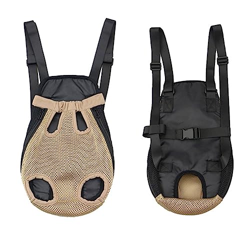 Tragbare Katze Welpe Tasche Haustier Sling Carrier Haustier Hund Sling Carrier mit Vordertasche Telefontasche Sicherheitsschnalle Vorderrucksack für Haustier Outdoor Reise Tragetasche für Welpen Mittlere Katzen von BtpOuy