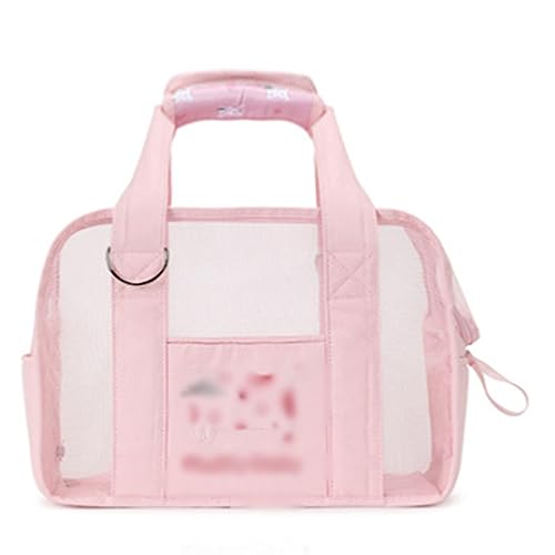Tragbare Katze Welpe Tasche Hund Katze Tragetasche Schultertasche Single mit hartem Kissen Atmungsaktives Mesh Pet Sling Carrier für Haustier Ausgehende Reisen Camping für Welpen Mittlere Katzen von BtpOuy