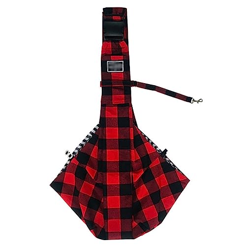 Tragbare Katze Welpe Tasche Kleine Haustier Plaid Schulter Taschen Single Bequeme Haustier Hund Sling Carrier Haustier Reise Crossbody Haustier Tasche für Hund Outdoor Zubehör für Welpen Mittlere Katzen von BtpOuy