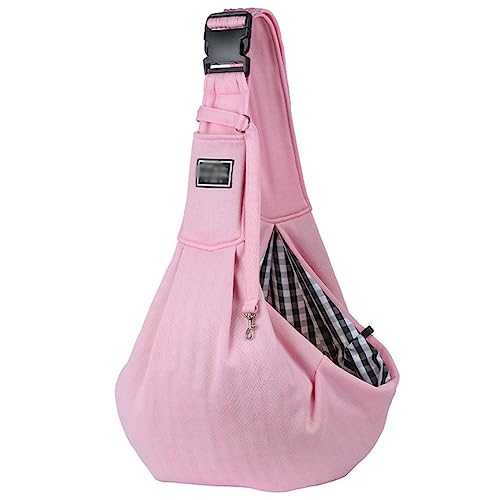 Tragbare Katze Welpe Tasche Kleine Haustier Plaid Schulter Taschen Single Bequeme Haustier Hund Sling Carrier Haustier Reise Crossbody Haustier Tasche für Hund Outdoor Zubehör für Welpen Mittlere Katzen von BtpOuy