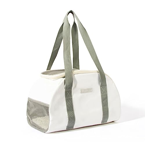 Tragbare Katze Welpe Tasche Mode Katze Hund Schulter Taschen Single Pet Atmungsaktive Mesh Tragetasche Weiche Seiten Träger Reise Tote für mittelgroße Hunde für Welpen Mittlere Katzen von BtpOuy