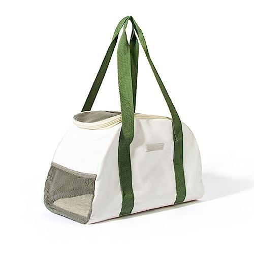 Tragbare Katze Welpe Tasche Mode Katze Hund Schulter Taschen Single Pet Atmungsaktive Mesh Tragetasche Weiche Seiten Träger Reise Tote für mittelgroße Hunde für Welpen Mittlere Katzen von BtpOuy