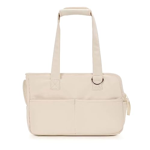 Tragbare Katzen-Welpen-Tasche für kleine Haustiere, süßer Stil, weiche Seiten, Schultertaschen mit Hartfasertasche, Schultertragetasche für Welpen, mittelgroße Katzen für Welpen, mittelgroße Katzen von BtpOuy