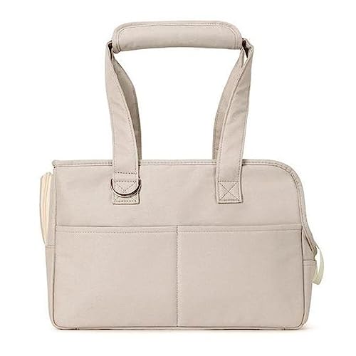 Tragbare Katzen-Welpen-Tasche für kleine Haustiere, süßer Stil, weiche Seiten, Schultertaschen mit Hartfasertasche, Schultertragetasche für Welpen, mittelgroße Katzen für Welpen, mittelgroße Katzen von BtpOuy