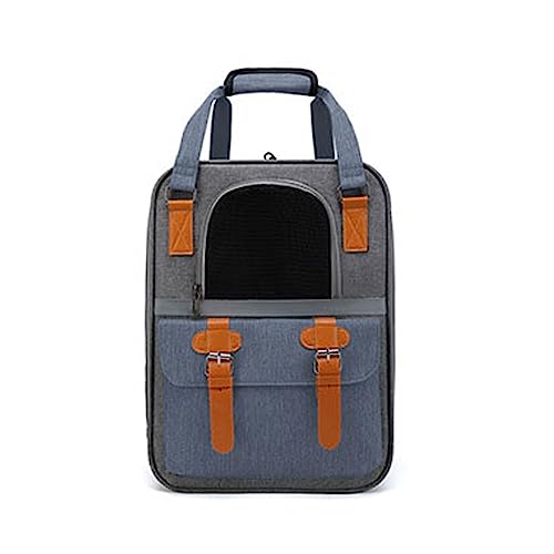 Tragbare Katzen-Welpentasche Outdoor Hund Katze Carrier Sicherheit Reißverschlüsse Haustier Freizeit Rucksack Verstellbare Schultergurte Hunderucksack für Doggy Doggie Yorkie für Welpen Mittlere von BtpOuy