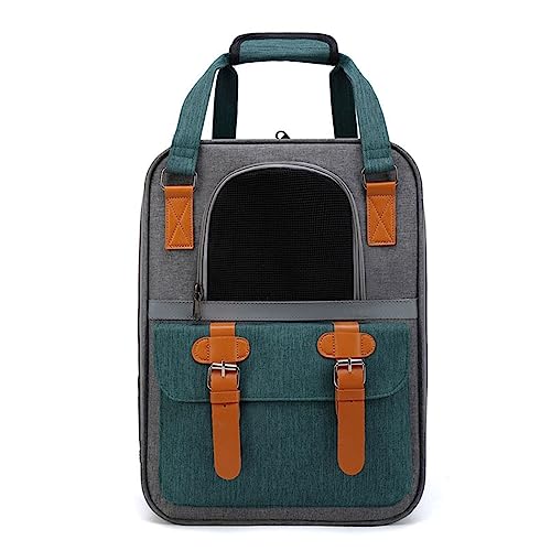 Tragbare Katzen-Welpentasche Outdoor Hund Katze Carrier Sicherheit Reißverschlüsse Haustier Freizeit Rucksack Verstellbare Schultergurte Hunderucksack für Doggy Doggie Yorkie für Welpen Mittlere von BtpOuy