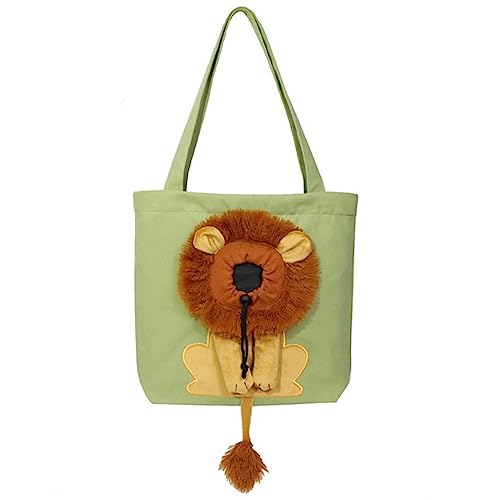Tragbare Tragetasche für Katzen und Welpen, Schultertragetasche, Haustier-Schultertaschen, einzelne Kordelzug-Öffnung, Tragetasche für Hunde, Yorkie, für Welpen, mittelgroße Katzen von BtpOuy