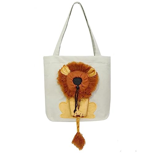 Tragbare Tragetasche für Katzen und Welpen, Schultertragetasche, Haustier-Schultertaschen, einzelne Kordelzug-Öffnung, Tragetasche für Hunde, Yorkie, für Welpen, mittelgroße Katzen von BtpOuy