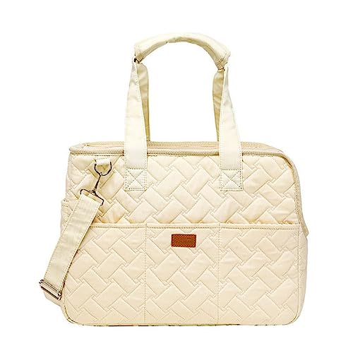 Tragbare Tragetasche für Katzen und Welpen, mit einer Schulter, Kuriertasche, warme Farbe, Haustier-Tragetasche, Umhängetasche, Haustiertasche für Katzen, Hunde, Sicherheit für Welpen, mittelgroße von BtpOuy