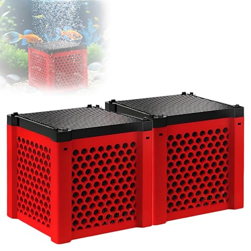 Generisch Aktivkohle Aquarium, Eco Aquarium Wasserreiniger Würfel,Aktivkohlefilter Pferdetränke,Eco-Aquarium Wassertrog Purifier Cube,Für Teiche,Aquarium,Vorratstank von Btsozer
