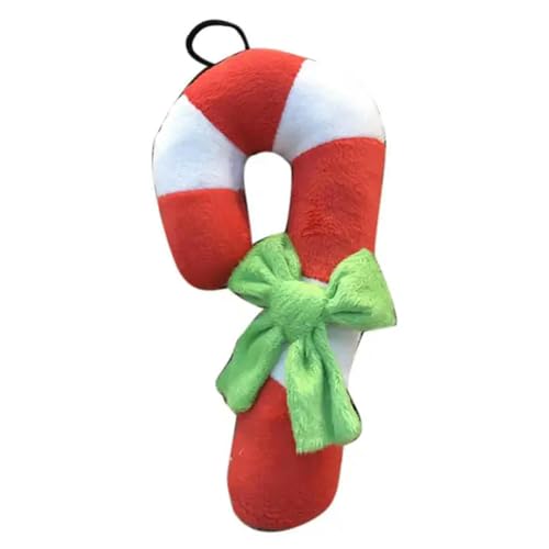 BuNiq Weihnachtshund -Hund Spielzeug Süßigkeiten Cane CRINTCH SHOFE CHEW BITTAULICH TRAINGETOR TEETHER CANINALING HOG Interaktives Spielzeug von BuNiq