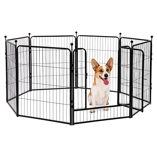 8Panel 31.5'' H Hund Laufgitter Kennel ÜBung Zaun Haustier Laufstall Mehrere KombinationsmöGlichkeiten FüR Kleintiere Welpenauslauf Freigehege Gittergehege Welpenzaun Kleintiergehege Elpenauslauf 8Panel 31.5'' H Hund Laufgitter Kennel ÜBung Zaun Haustier Laufstall Mehrere KombinationsmöGlichkeiten FüR Kleintiere Welpenauslauf Freigehege Gittergehege Welpenzaun Kleintiergehege Elpenauslauf von BuRuiYoten