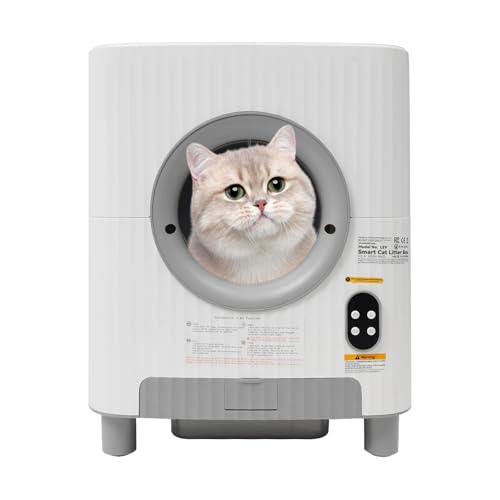 Selbstreinigende Katzentoilette Automatische Intelligente GroßE Elektrisch Cat Litter Box Self Cleaning Automatisches Katzenklo Elektrisches FüR Katzen von BuRuiYoten