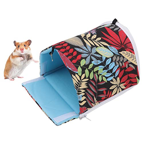 Buachois Hamster warmes Bett Haus Nest atmungsaktiv bequem abnehmbar 4 Jahreszeit (22 * 21CM) von Buachois